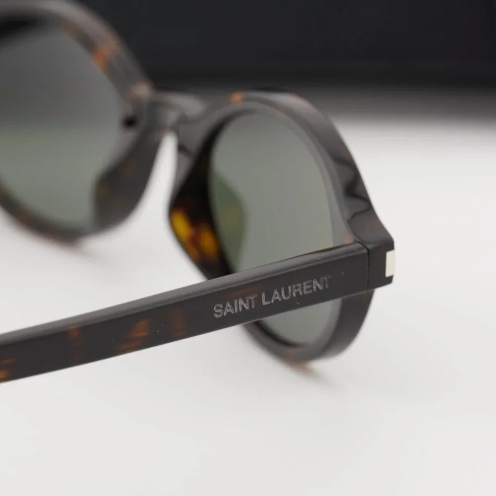 Saint Laurent SL751JEANNE 002 Oval Sunglasses - Havana\Grey - Picture 5 of 10